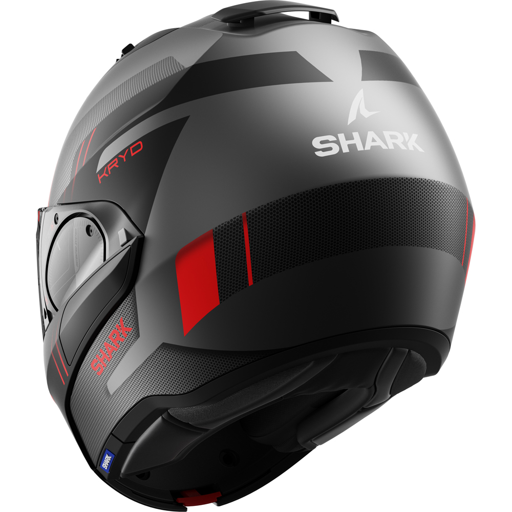 Shark - Casque Evo-ES Kryd Noir Mat / Rouge