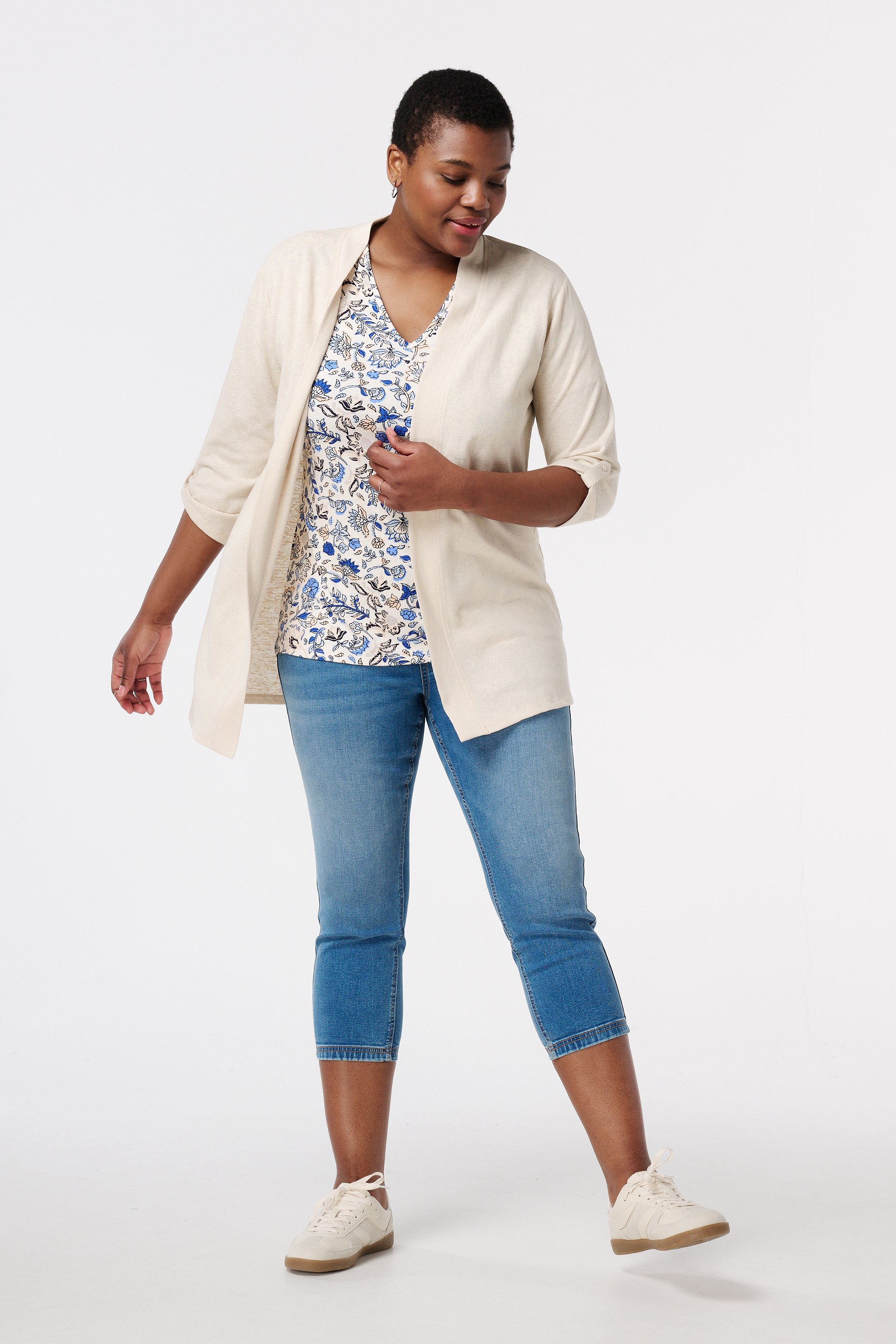 Capri tregging Stonewash Denim