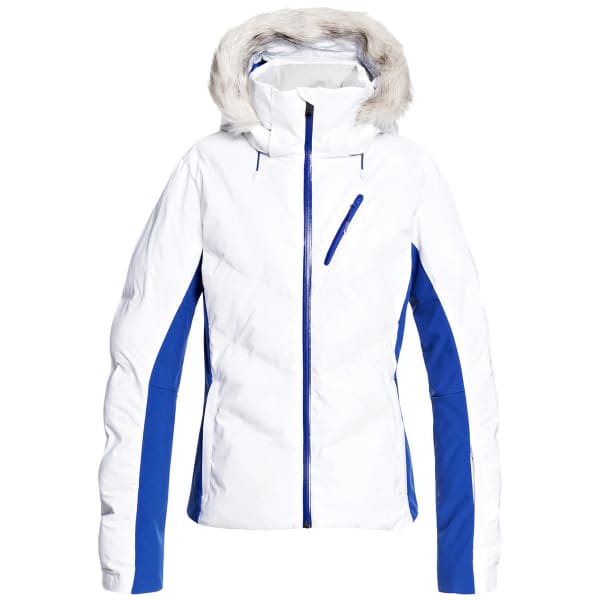 Veste de ski ROXY SNOWSTORM JK BRIGHT WHITE