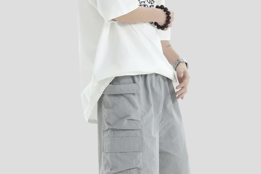 Banash - Cargoshorts met middelhoge taille