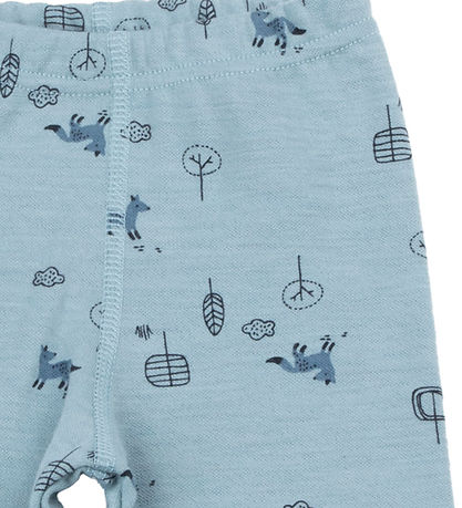 Joha Leggings - Wolle/Baumwolle - Blau