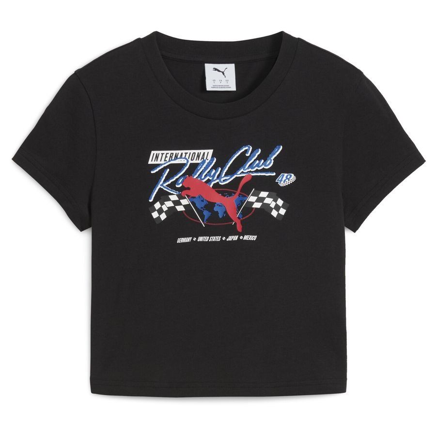 Puma GRAPHICS Kurzes figurbetontes Moto-T-Shirt