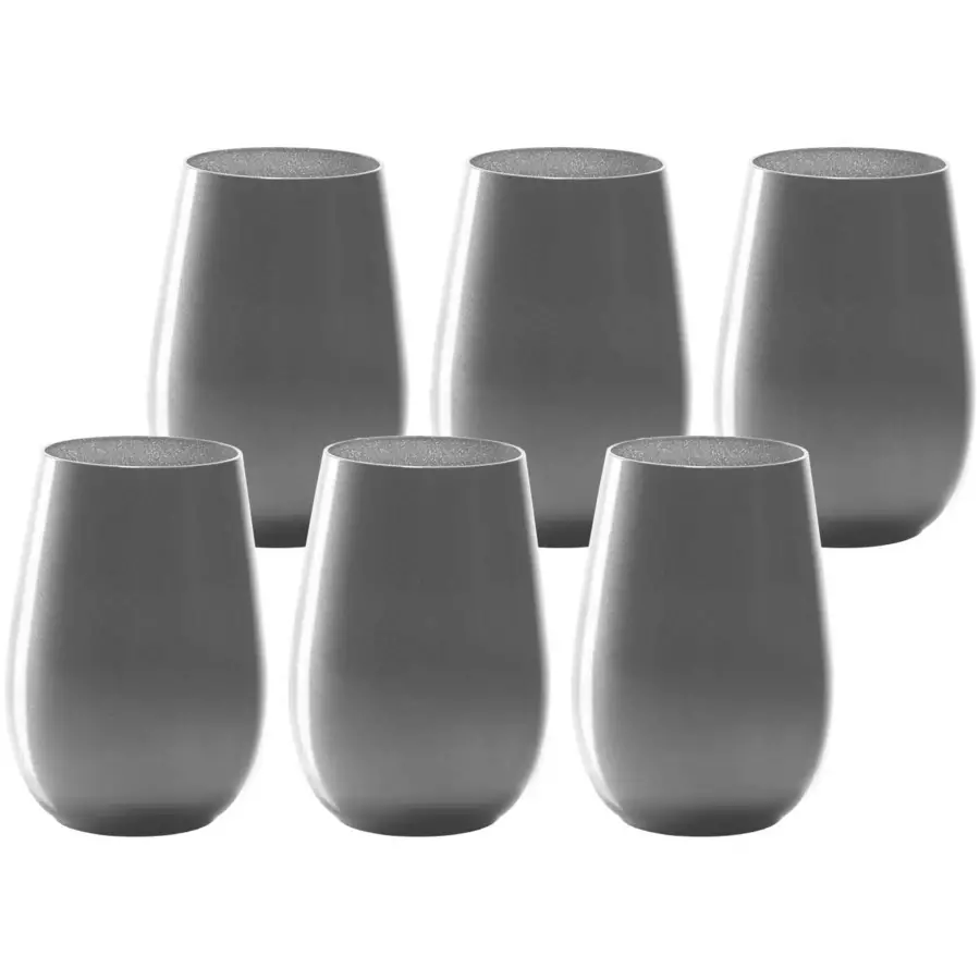Stölze Lausitz Becher Elements 465 ml 6er Set silber