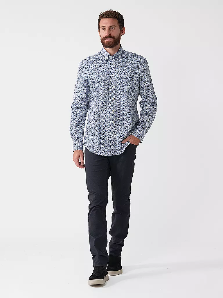 FYNCH HATTON Hemd Casual Fit blau