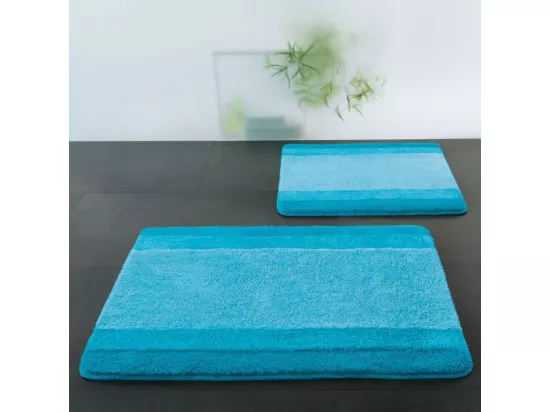 Tapis de bain Polyester BALANCE 60x90cm Bleu Turquoise Spirella