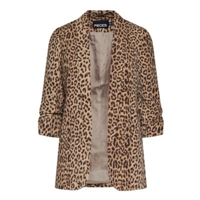 Blazer femme Pcboss 3/4 Printed Noos PIECES