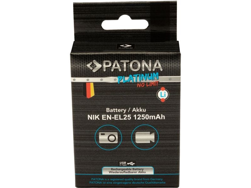 Patona Platinum Akku für Nikon EN-EL25 Platinum Batteriesatz für Nikon