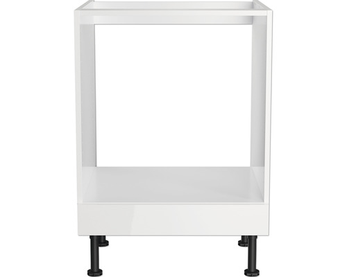 Optifit oven ombouwkast Arvid986 BxDxH 60x58,4x87 cm wit glanzend gedemonteerd