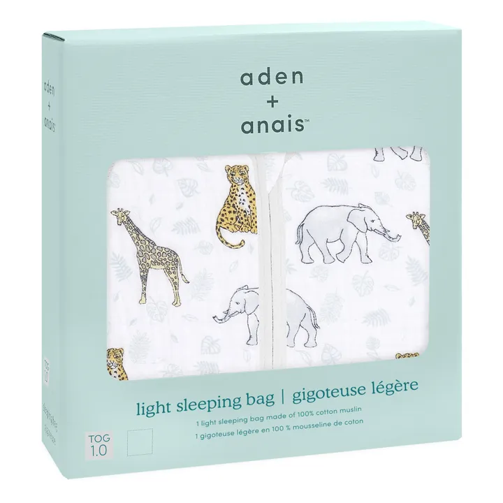 aden + anais Gigoteuse légère Jungle | Blanc