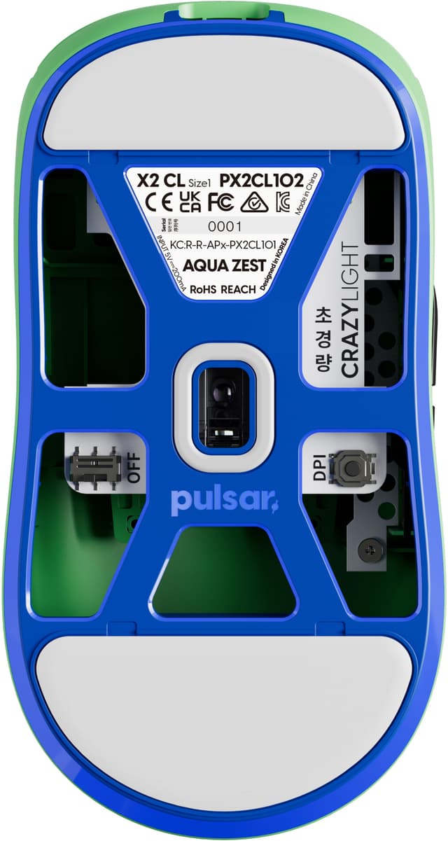 Pulsar X2 Crazylight Mini trådløs mus