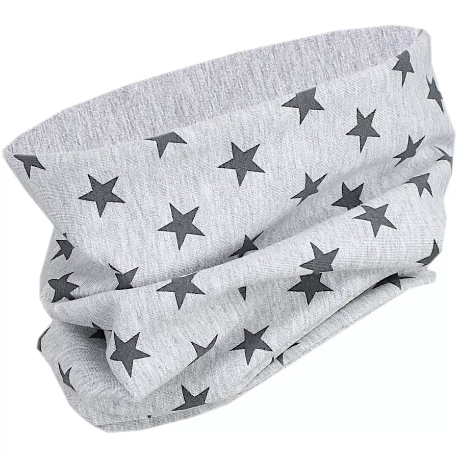 TupTam Unisex Kinder Beanie Mütze Schlauchschal Set grau