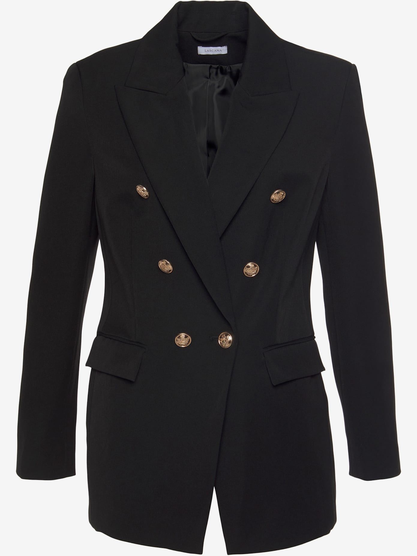 Blazer long blazer classique, col à revers