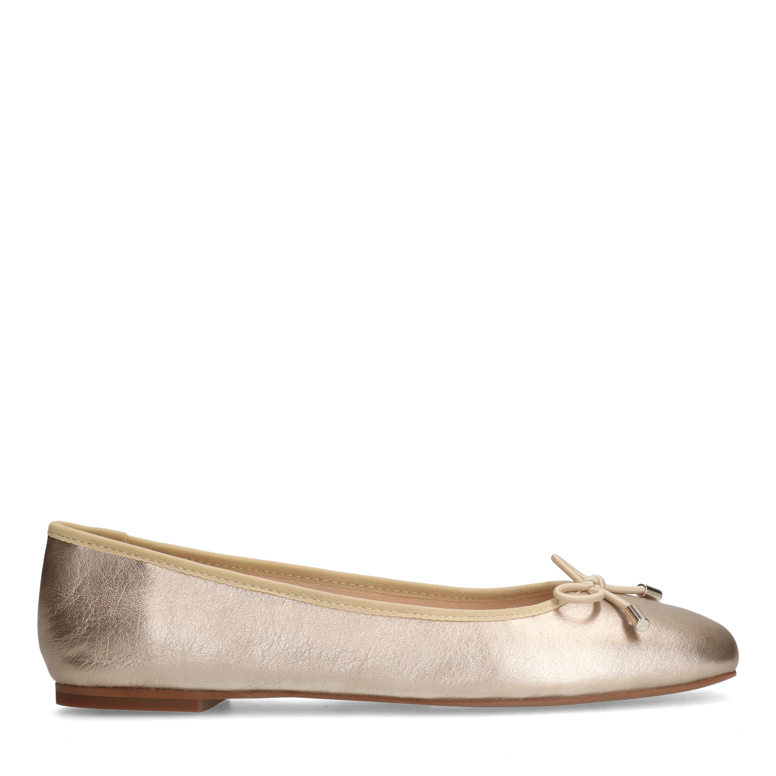 Gouden leren ballerina's