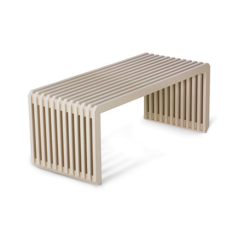 HKliving Slatted bankje eetbank 96 teak