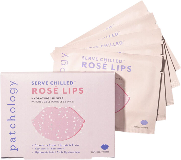 Patchology Serve Chilled Rosé Lips Hydrating Lip Gels 5-Pack