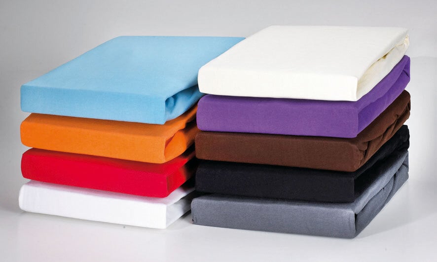 Jersey-Spannbetttuch Baumwolle 150 x 200 cm anthrazit