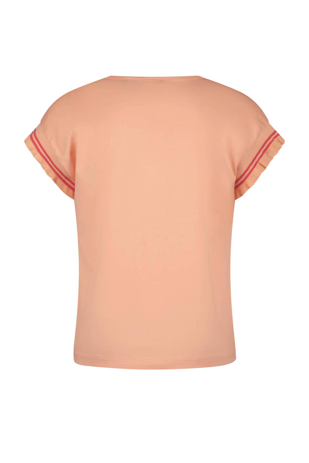 NONO T-shirt Kanai met printopdruk perzik