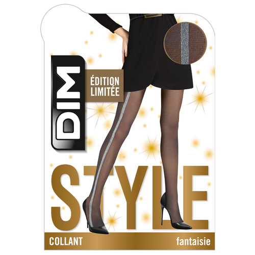 DIM - STYLE SMOKING GLITTER 33D - Noir / Argent