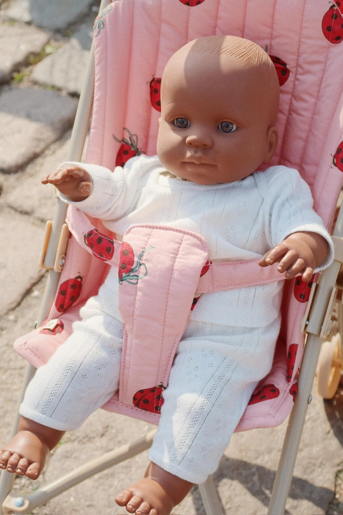 Konges Sløjd Doll Ladybug Glitter Stroller Ks102209