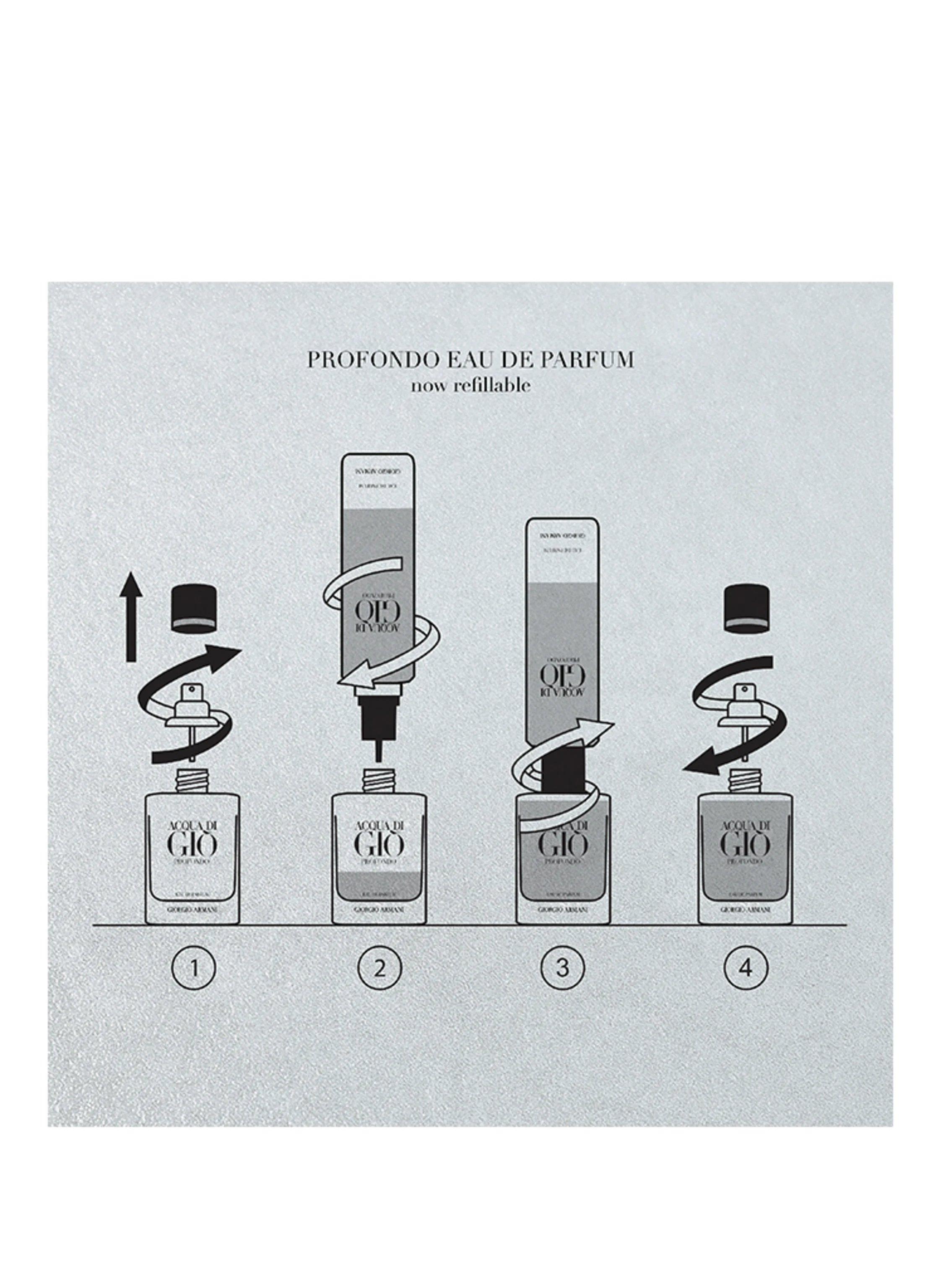 GIORGIO ARMANI BEAUTY ACQUA DI GIÒ PROFONDO REFILLABLE