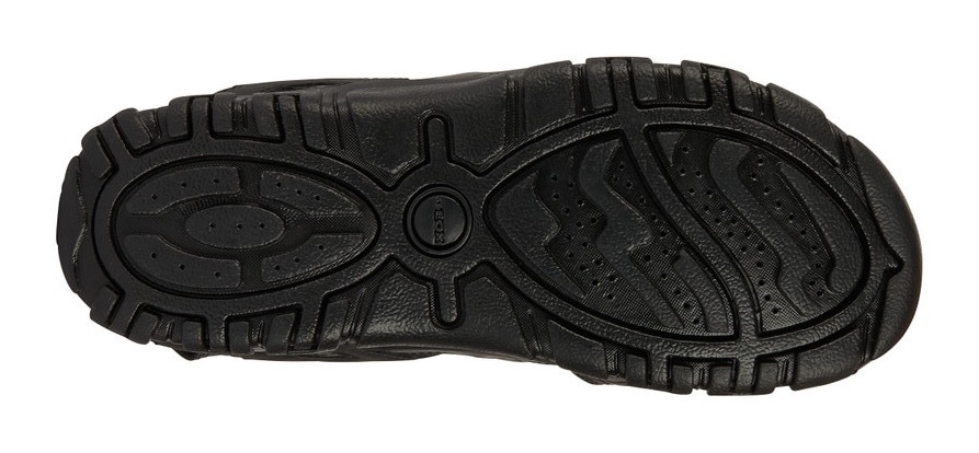Geox Sandale »UOMO SANDAL STRADA C«  , Sommerschuh, Klettschuh, Outdoorsandale, mit Lederfussbett