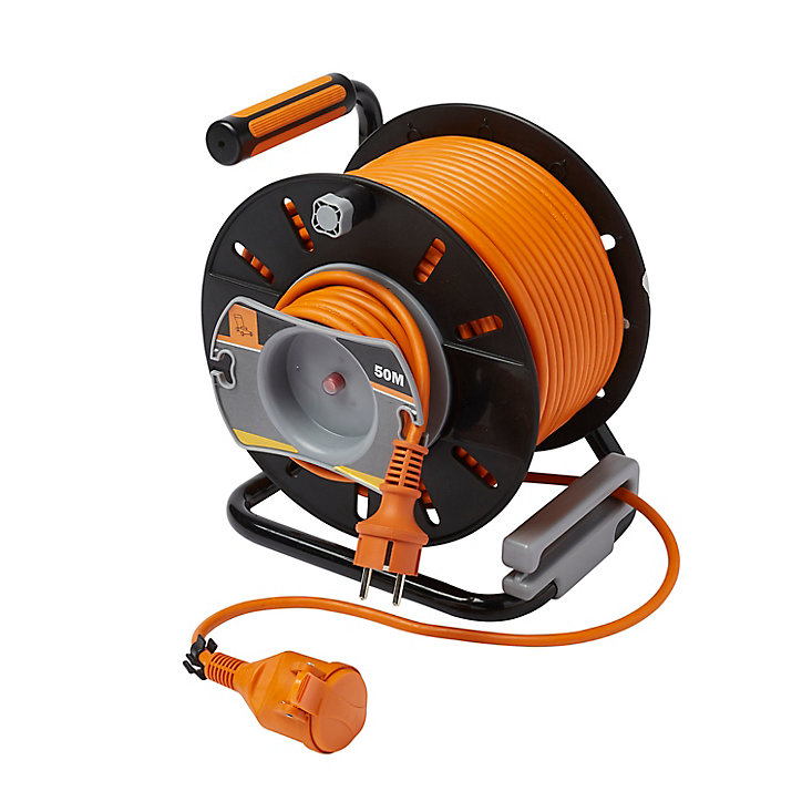 Enrouleur de jardin Diall 47/3M H05VVF 3G1 5mm²