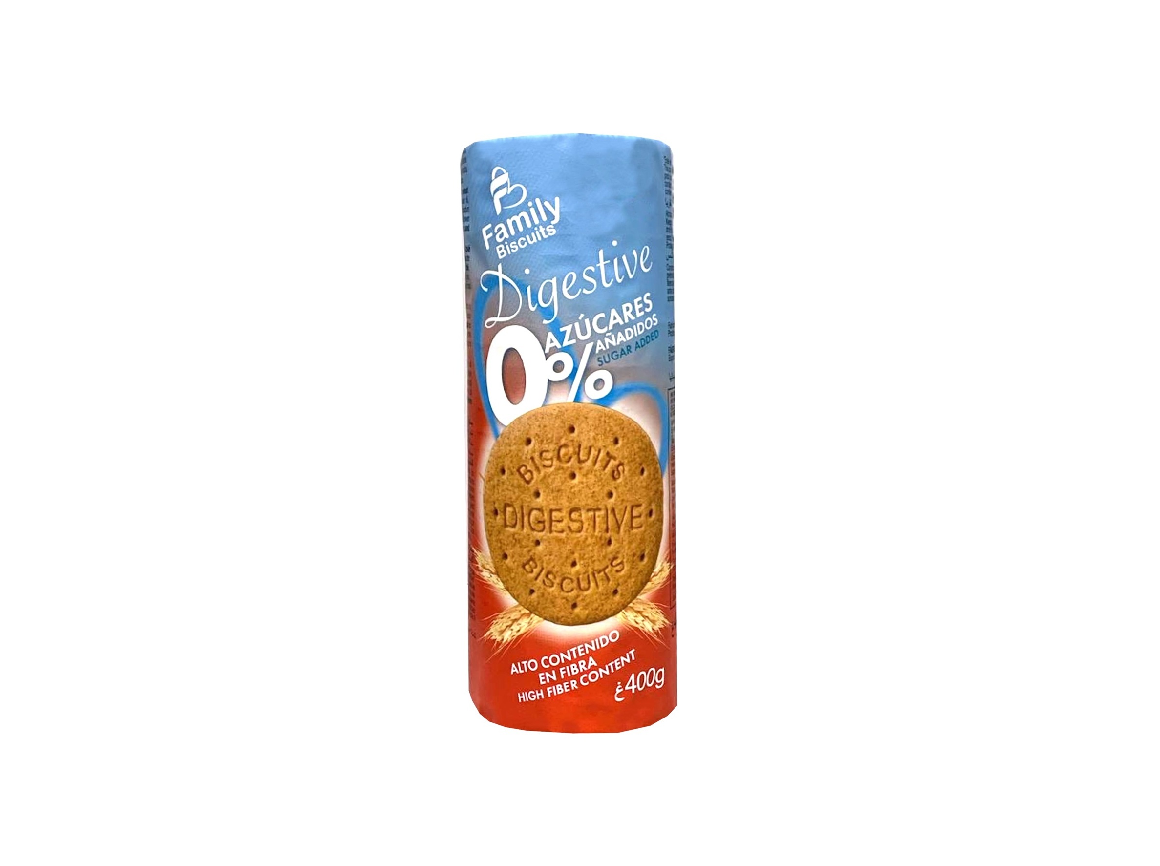 BOLACHAS FAMILY BISCUITS DIGESTIVE 0% AÇÚCAR 400G