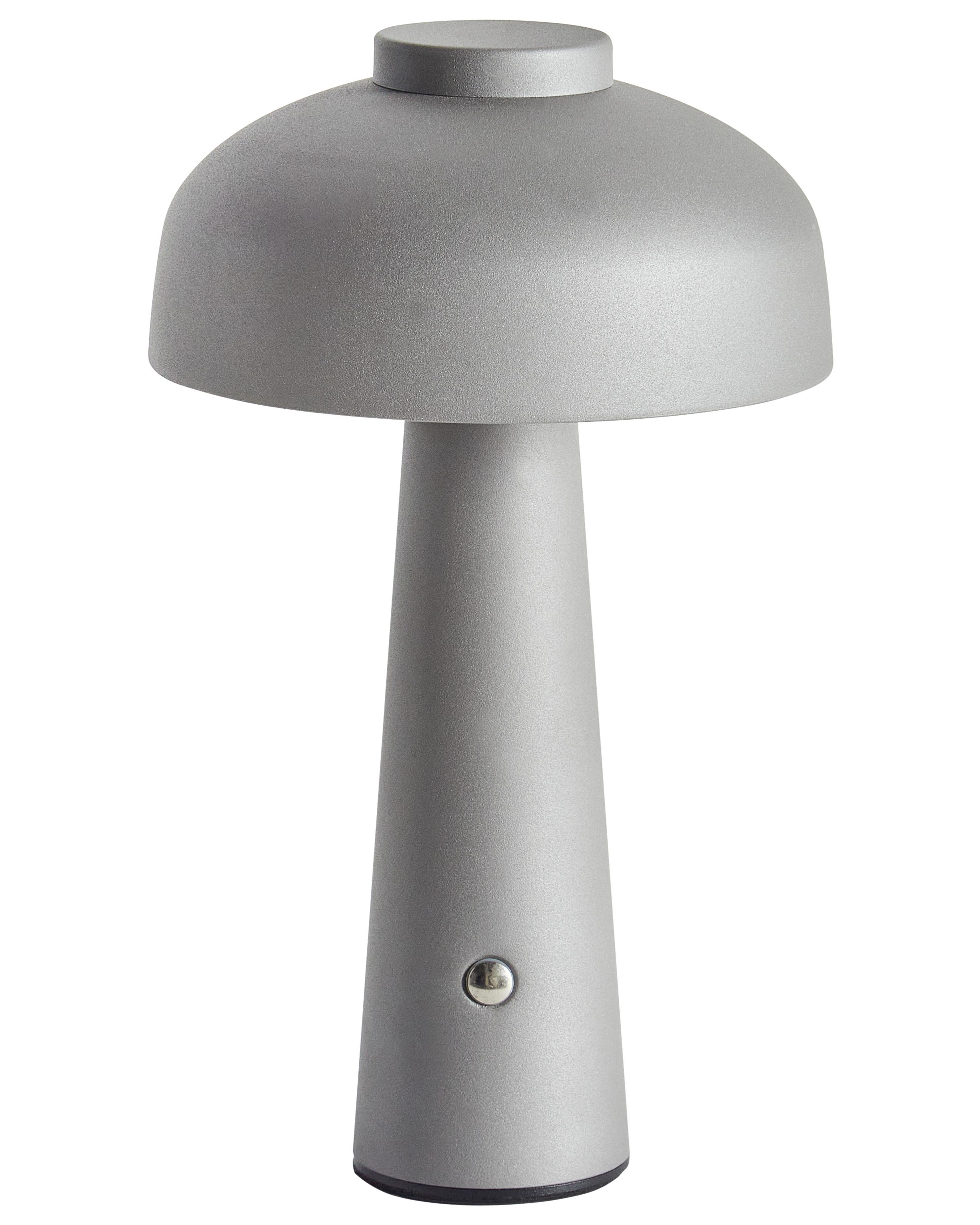 LED draadloze tafellamp AGUSAN met dimmer Metaal Grijs