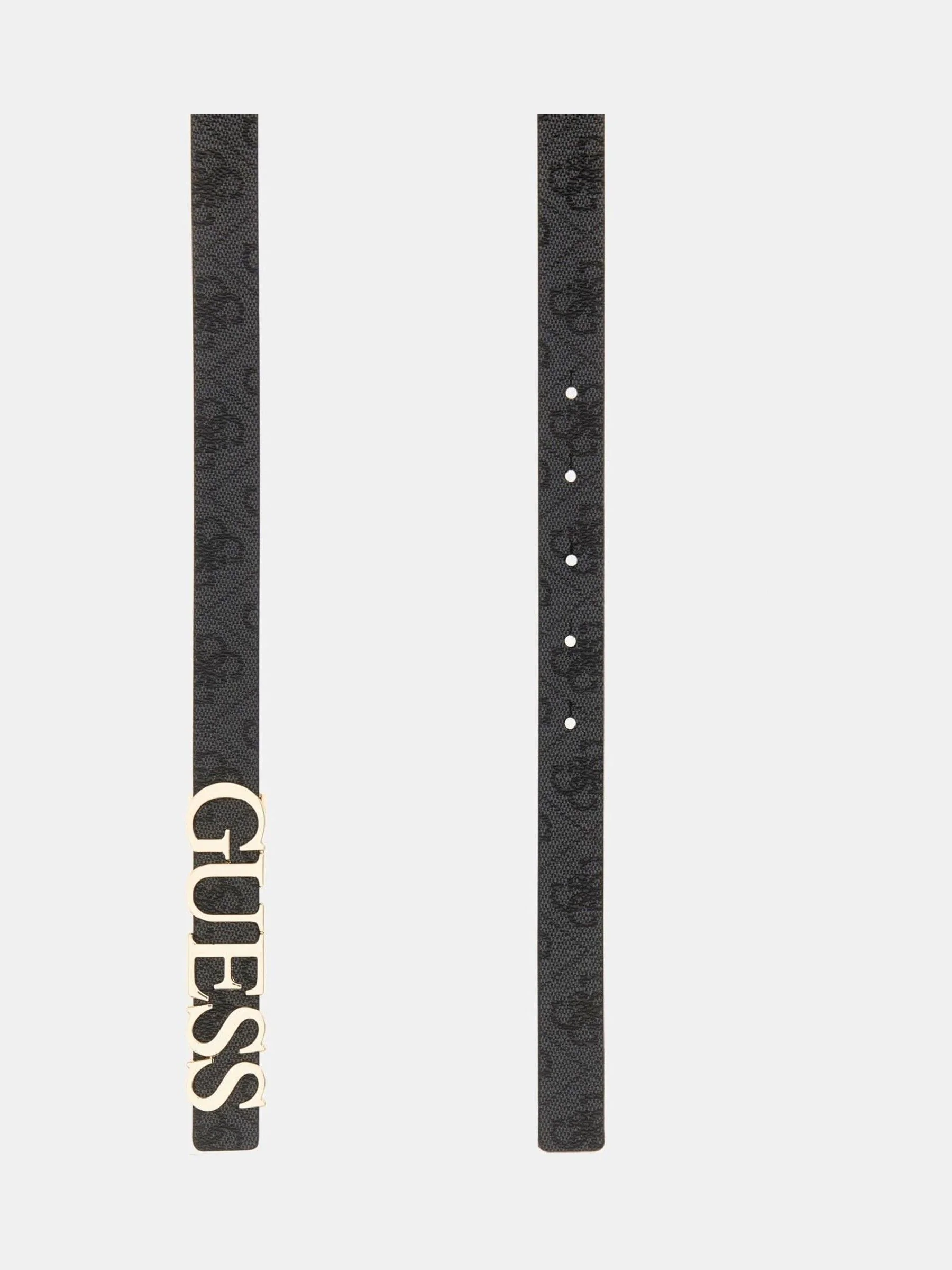 Guess Metal Logo Black Belt