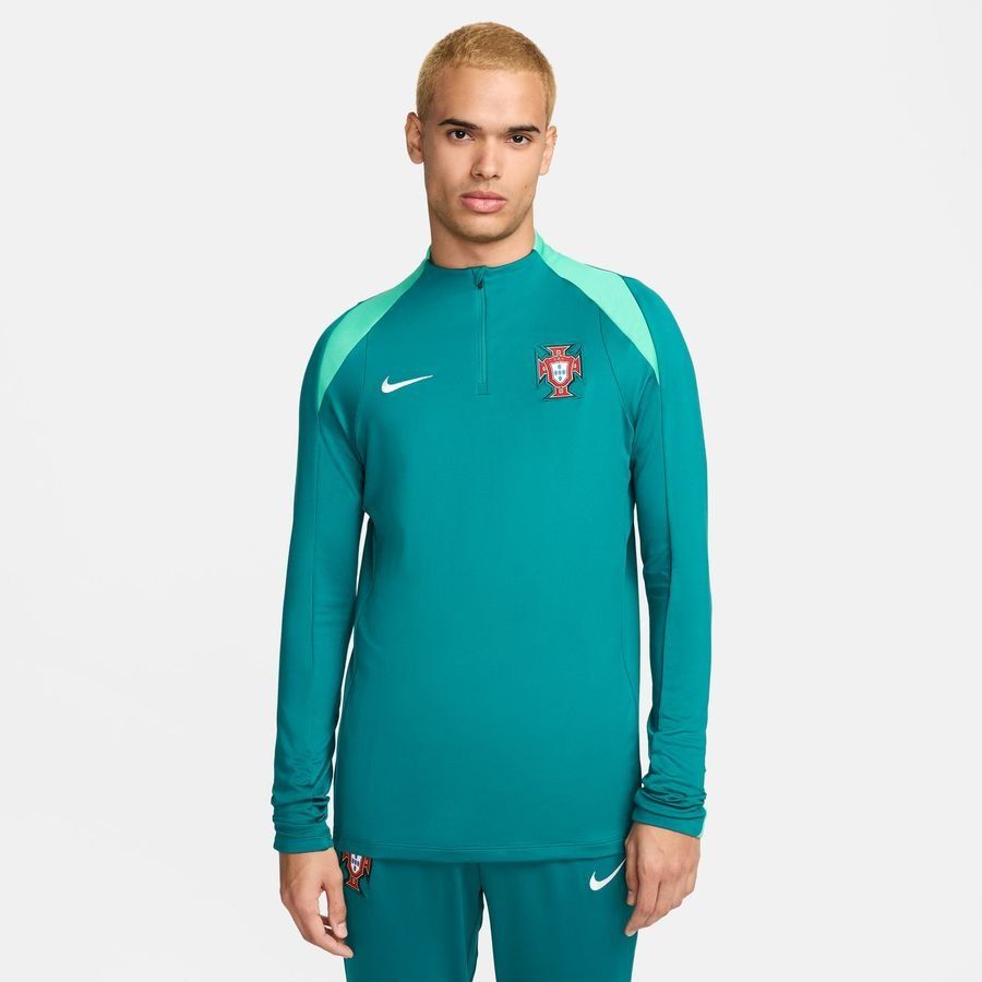 Portugal Maillot d'Entraînement Dri-FIT Strike Drill - Geode Teal/Vert/Blanc Cassé