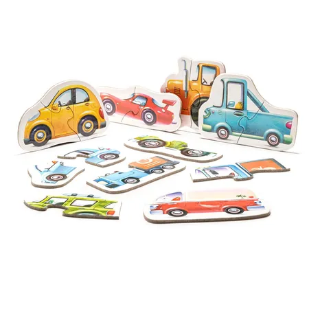 Cubika Puzzle 8 in 1 «Transport» 16 Teile