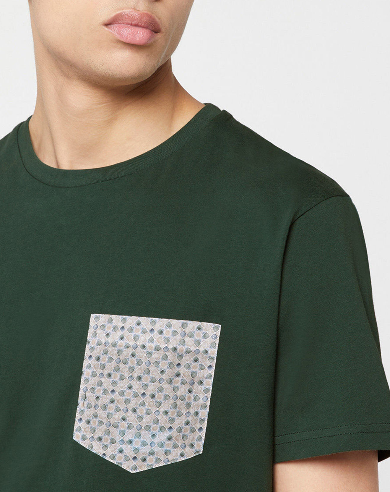 Hackett London T-Shirt poche fantaisie vert foncé