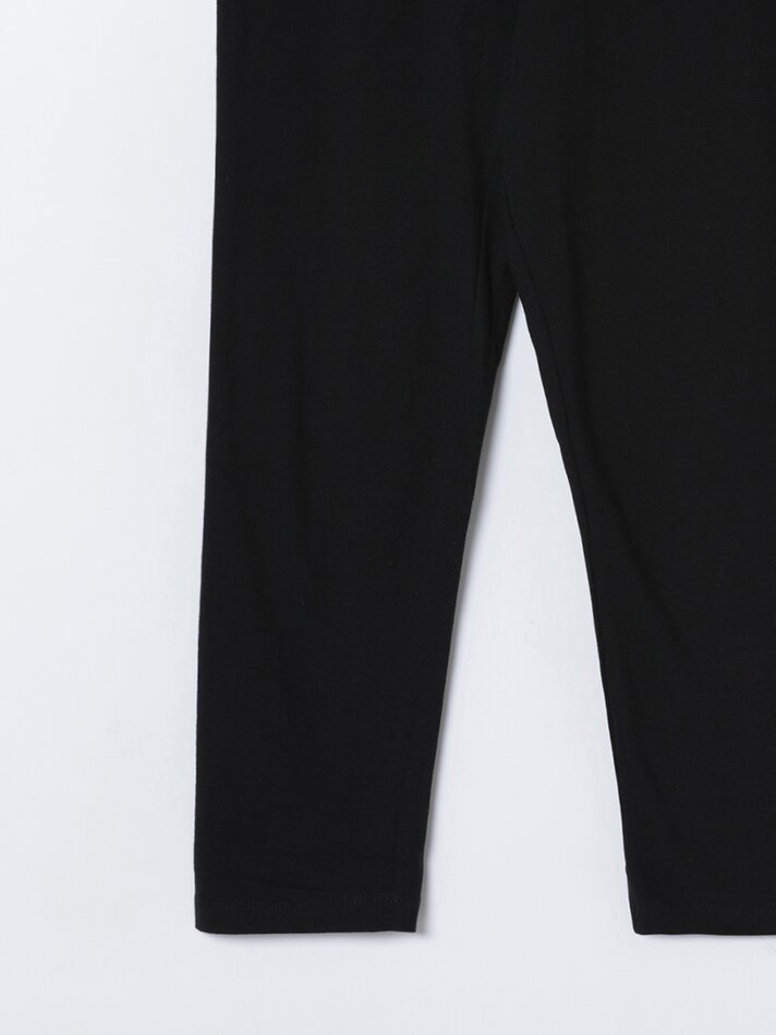 Pacote com 4 leggings curtas - Pretas