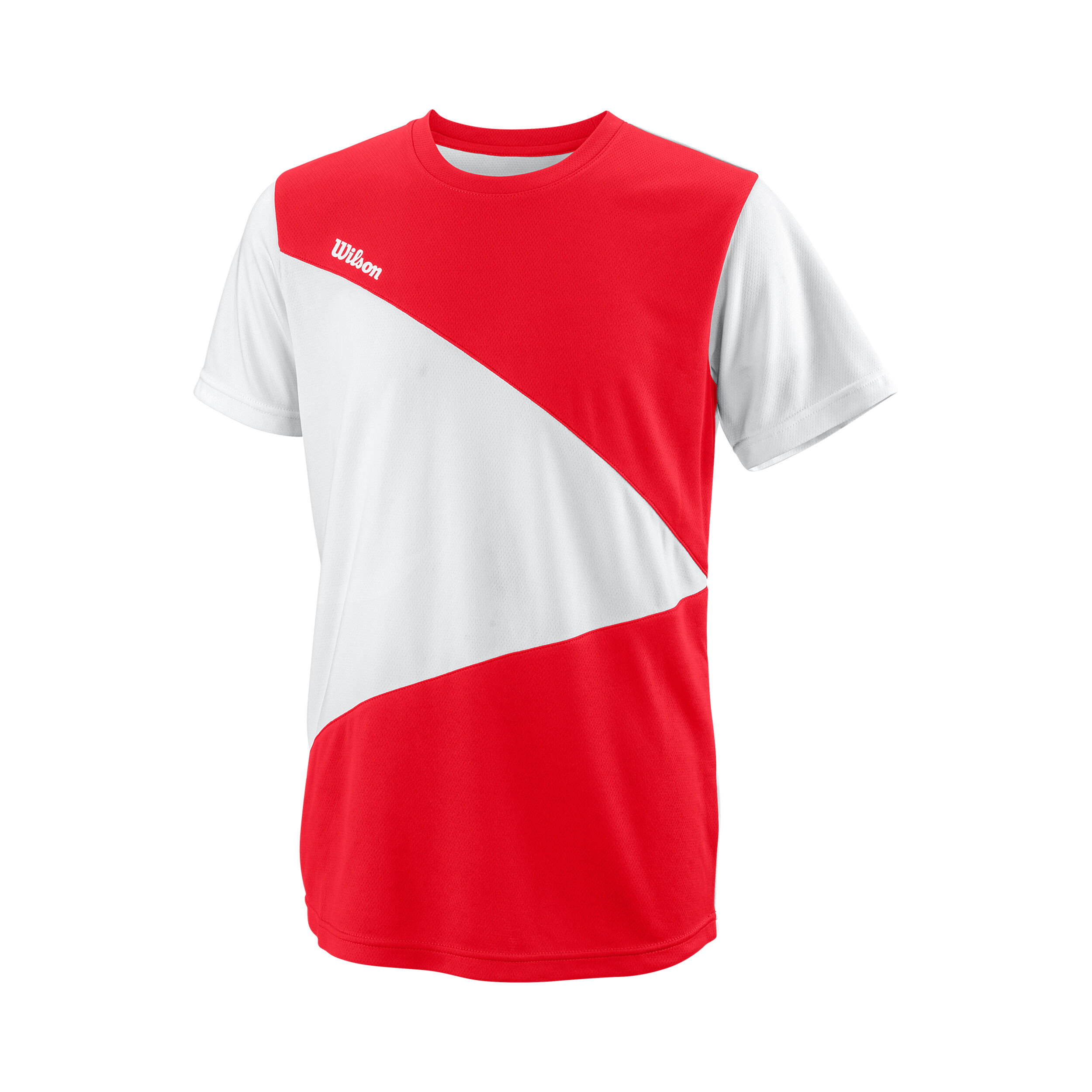 Wilson Team T-shirt Garçons - Rouge , Blanc