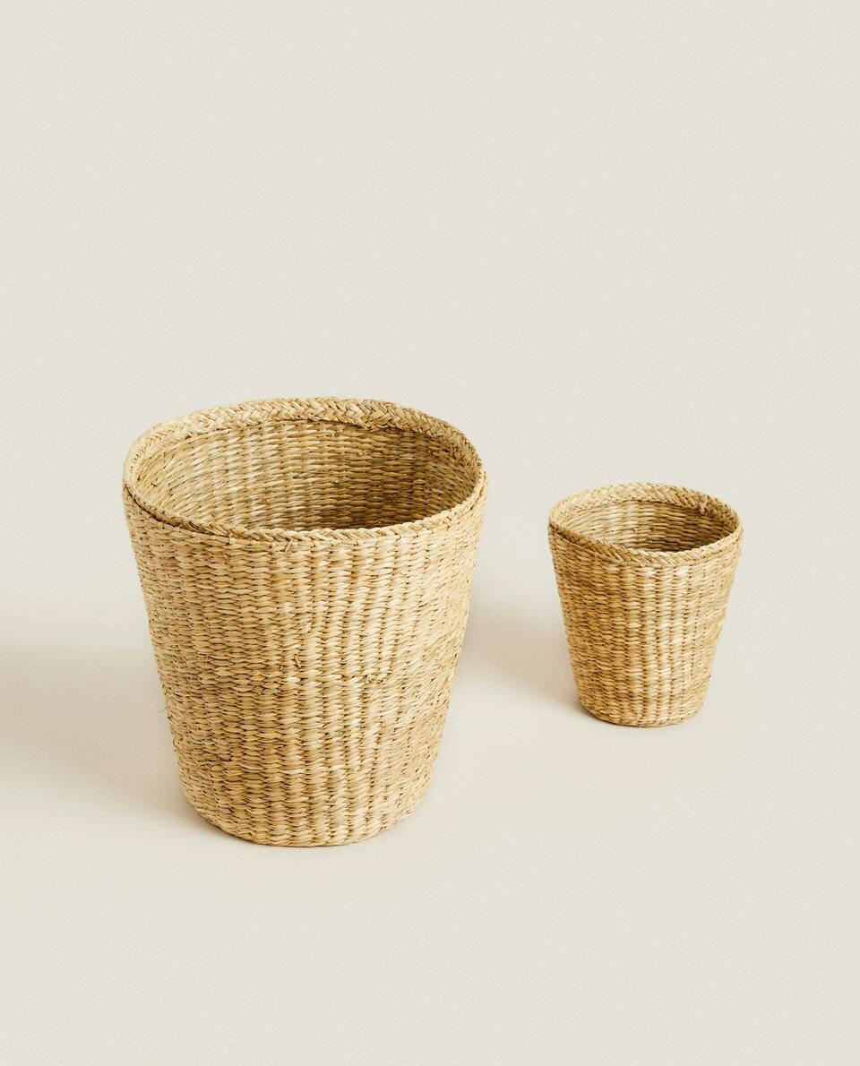 VASO DE PLANTAS TRANÇADO