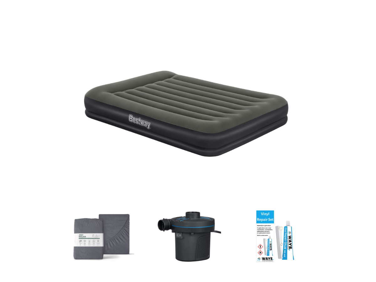 Bestway Tritech Beam 203 x 152 cm Luchtbedset - 4-delig