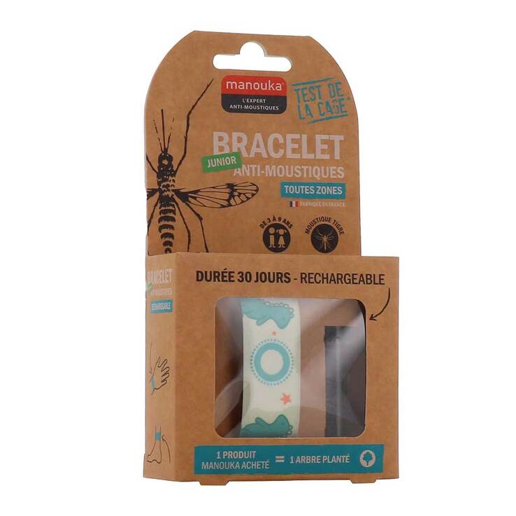 Manouka Mückenschutz Armband Junior Dinos, 1 P