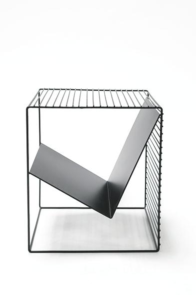 PORTE REVUE METAL NOIR