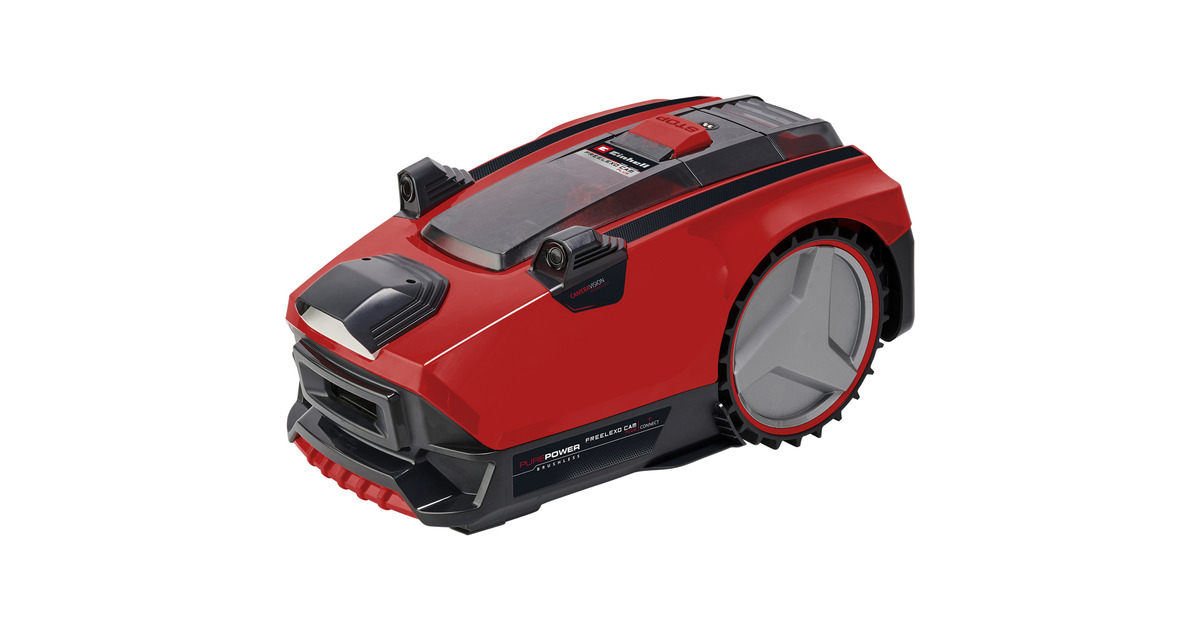 EINHELLFREELEXO CAM PLUS 600 robotmaaier  (Rood/zwart, 4.0 Ah Power X-Change PLUS accu en lader inbegrepen)