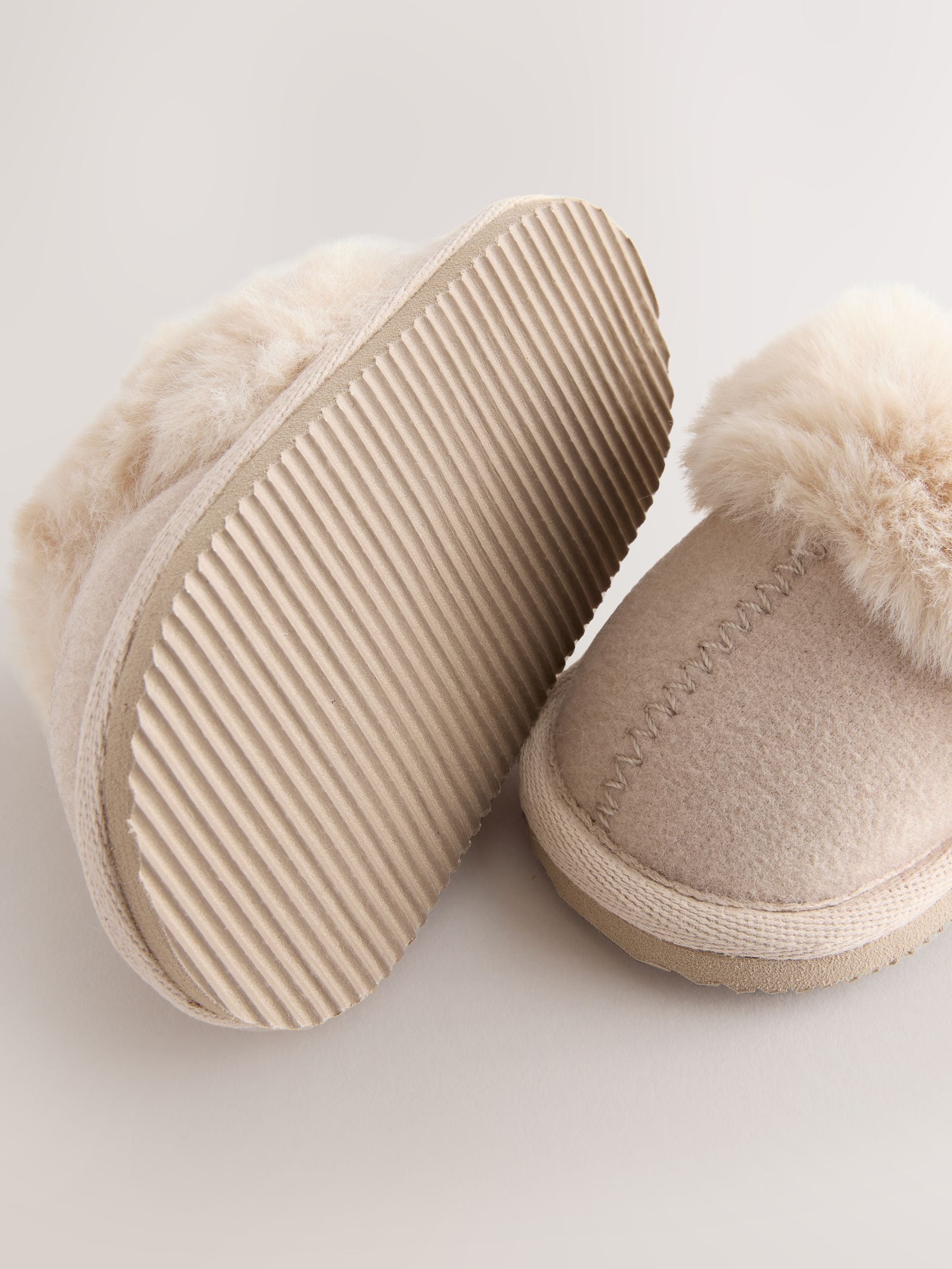 Neutraal - Babypantoffels Muiltjes (0-18mnd)