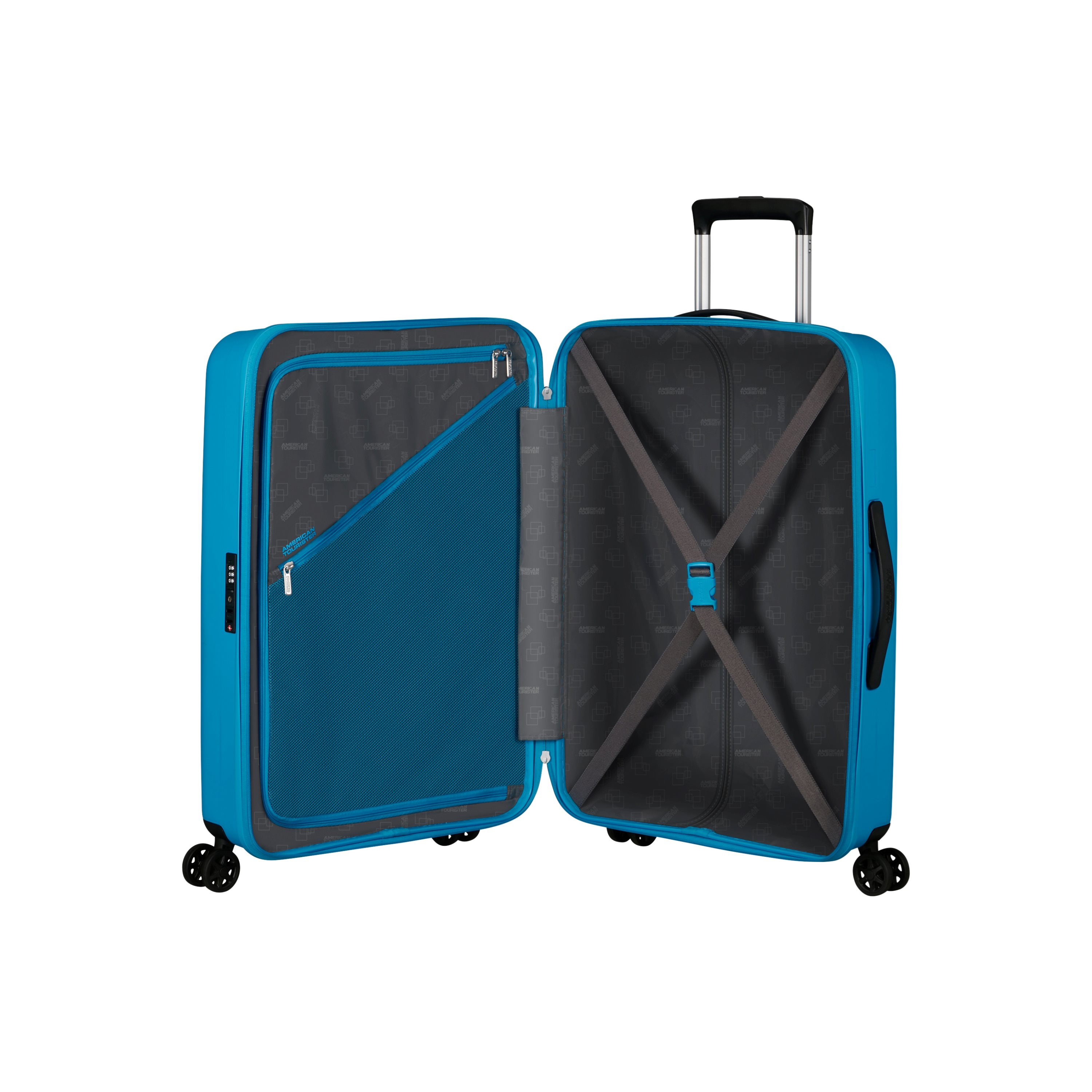 American Tourister Rejoy Spinner 68/25 TSA azure blue