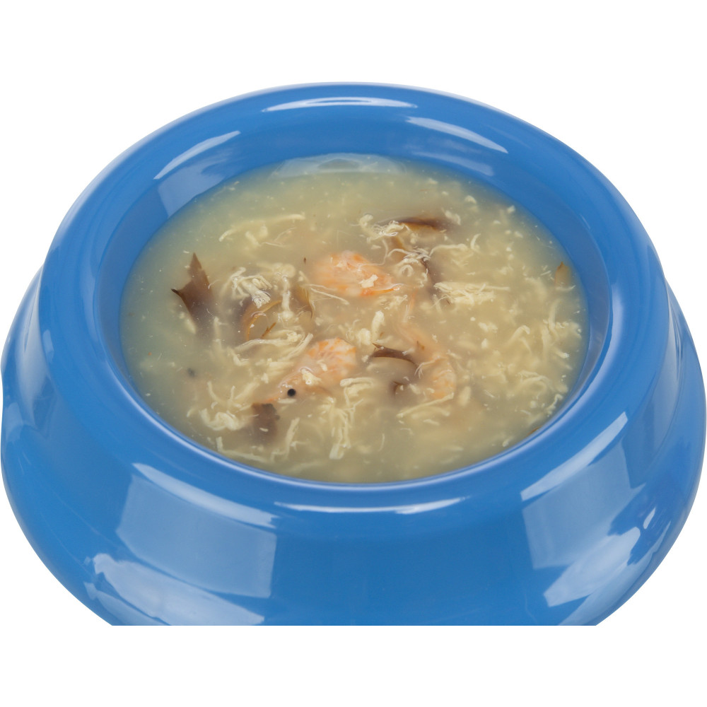 Soupe au poulet et aux crevettes 80 g pour chat