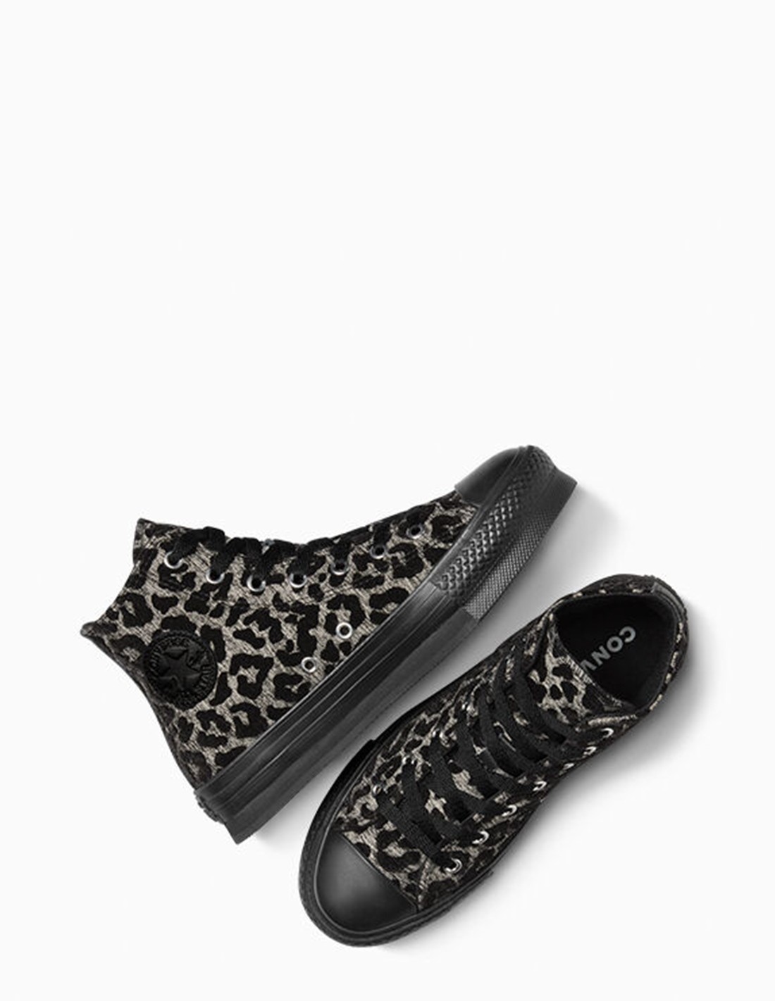 converse Sneakers Femme Montante Ctas Eva Lift Hi Light Fawn/Black/Black