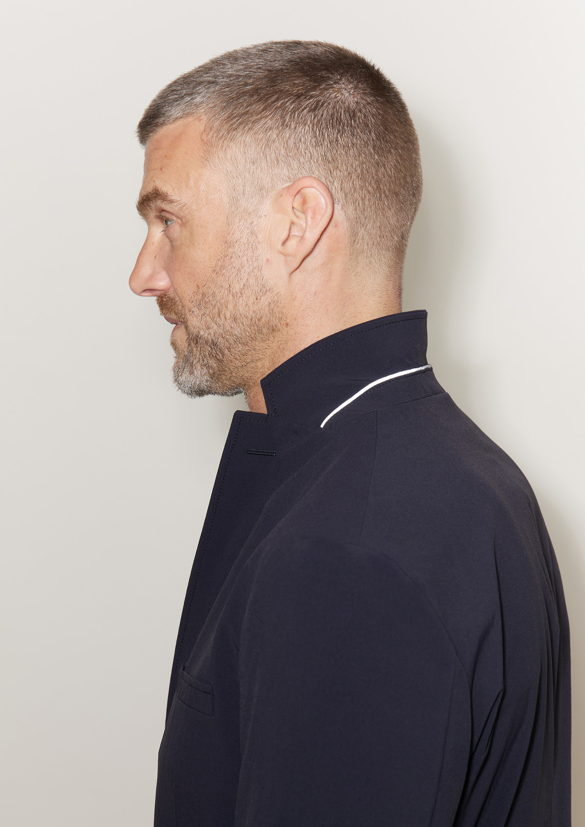 Veste casual Splendide unie bleu marine