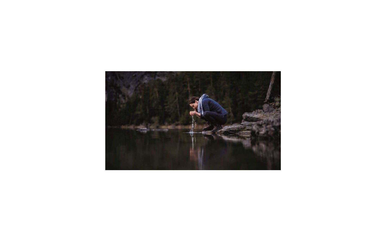 Robens Fjell Trekking Reisehandtuch S 40 x 80 cm grau