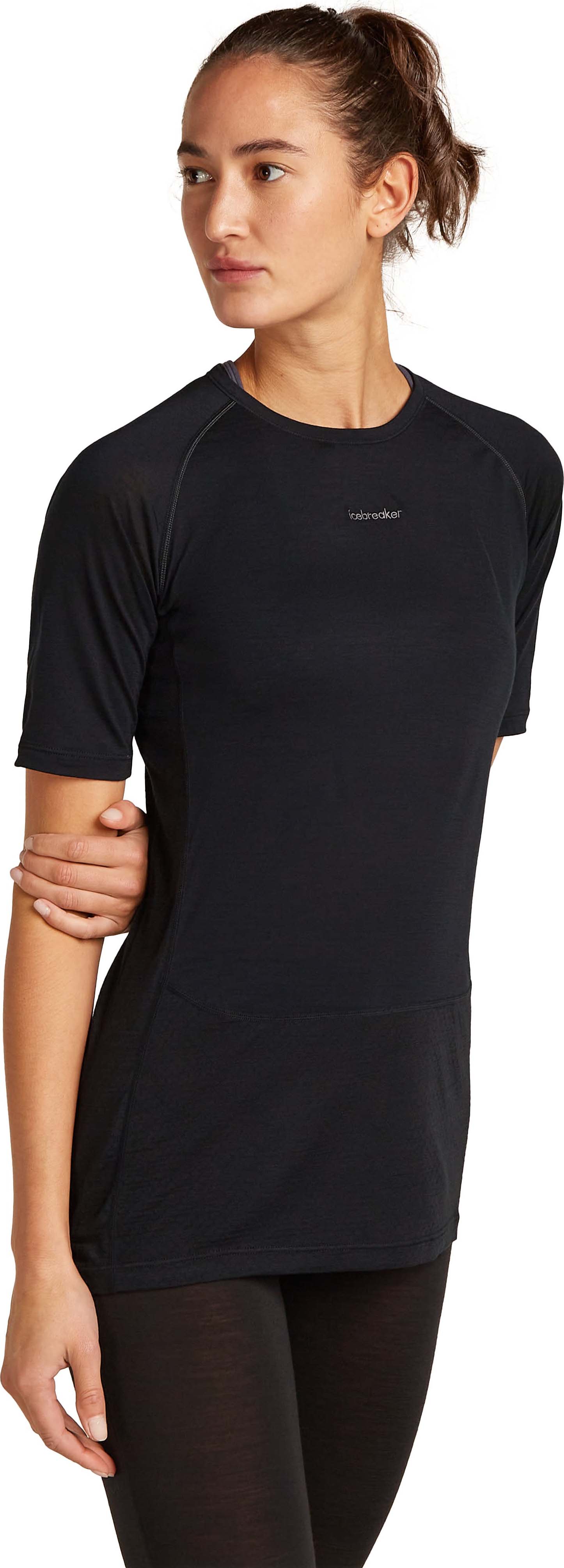 Mer 125 ZoneKnit SS Crewe Dame Black