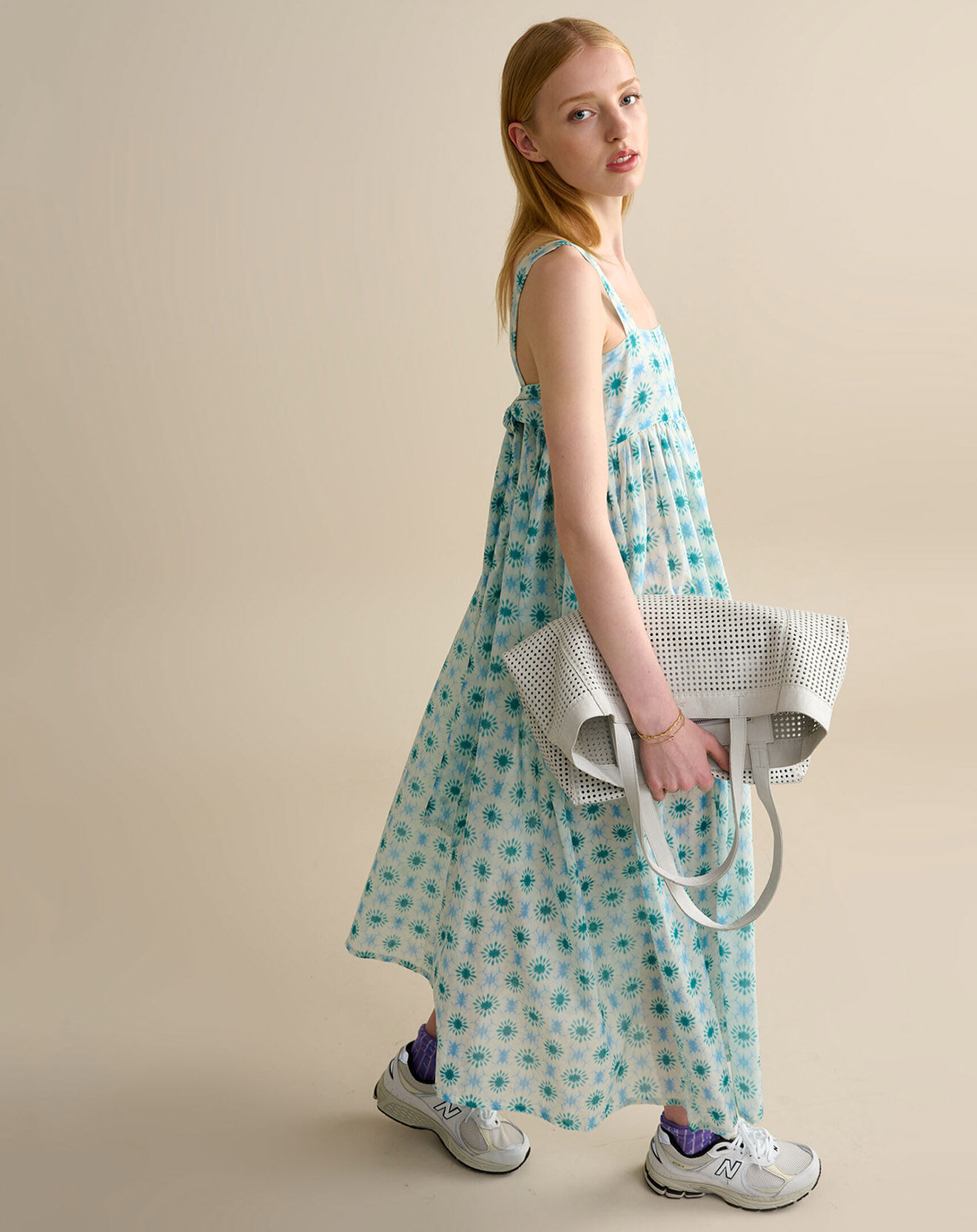 Bellerose Robe longue Parma bleue