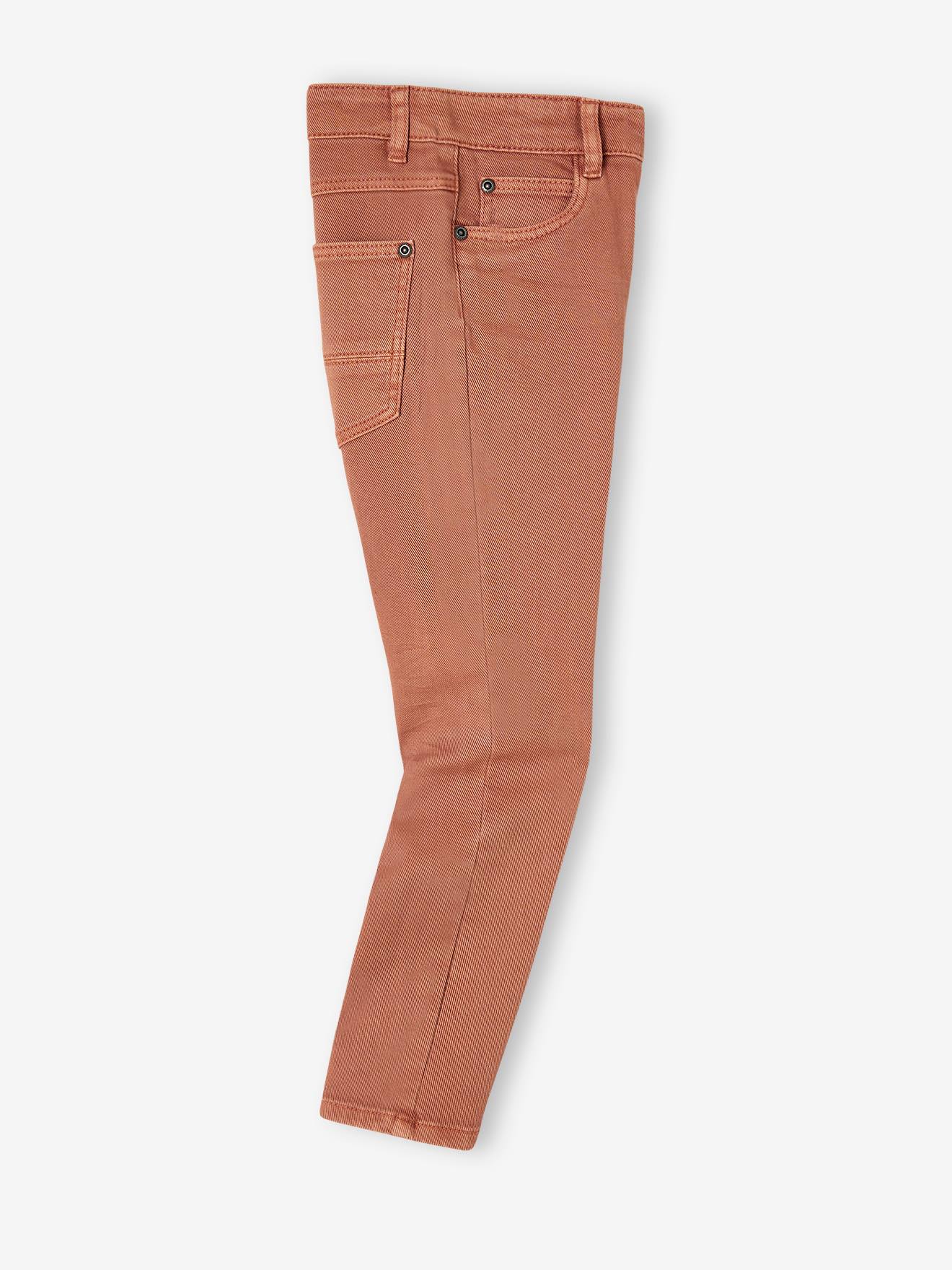 Calças MorphologiK Wide Slim Fit para meninos na cor Clay