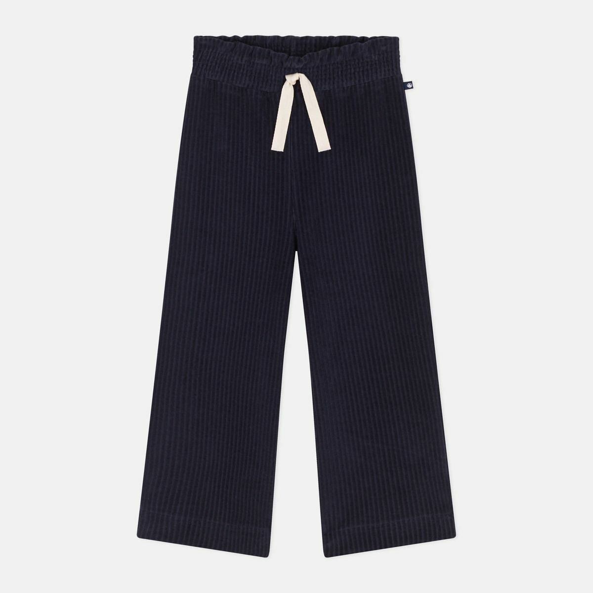 PETIT BATEAU<br>Calças largas de veludo