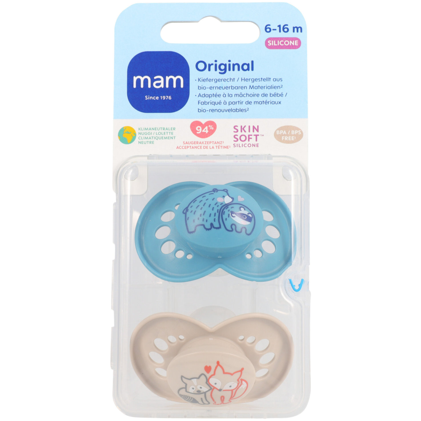Mam Original Nuggi 6-16m,Boy